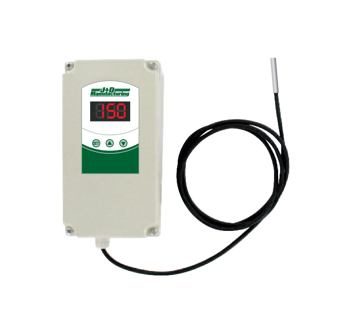 J&D Weatherproof Single Stage Digital Thermostat - Thermostats